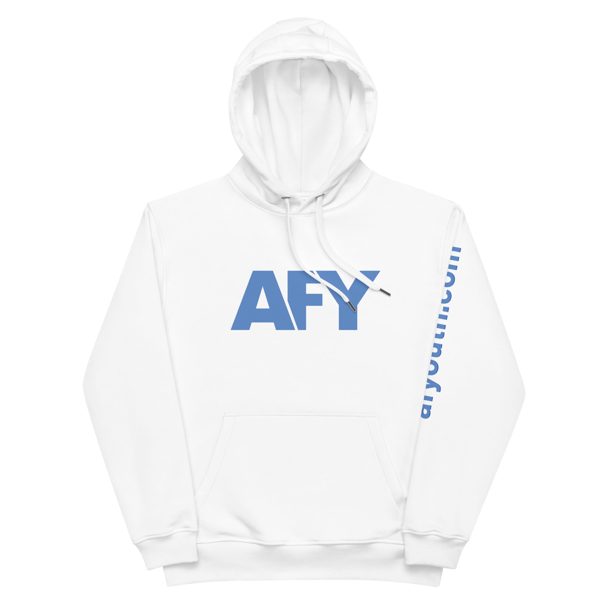 AFY Premium Eco Hoodie Blue Logo