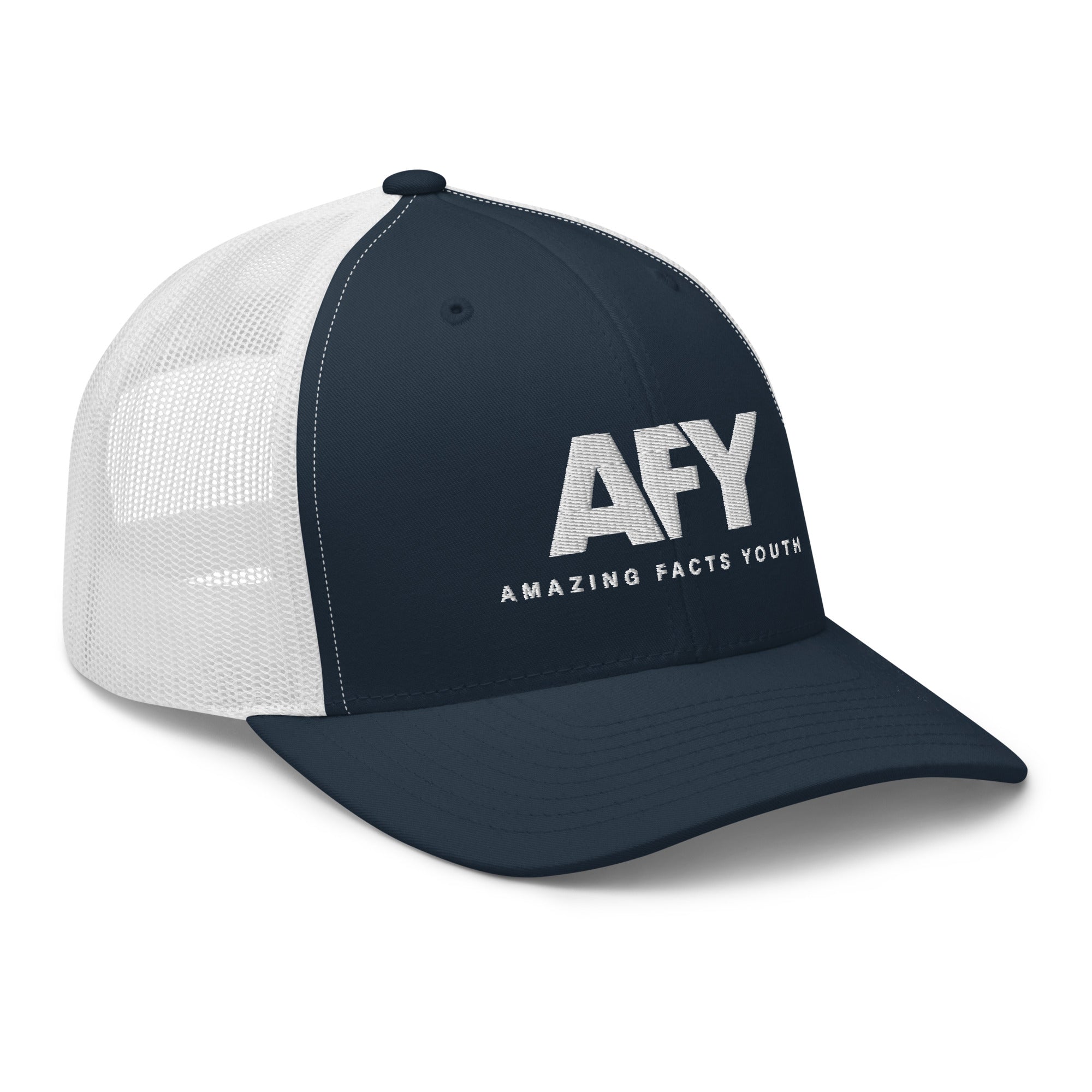 AFY Trucker Cap White Logo