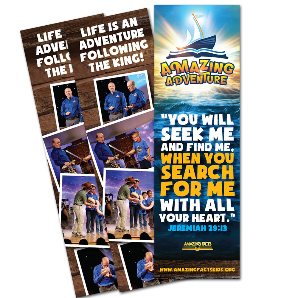 Amazing Adventure Bookmark (25/pack) by Amazing Facts