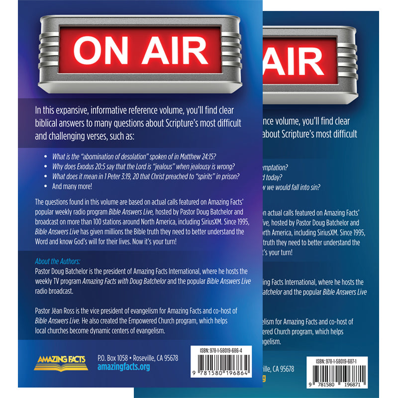 The Best of Bible Answers Live Vol. 1 & 2 Set by Amazing Facts