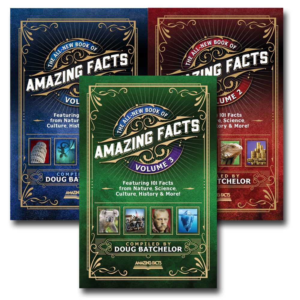 The All-New Book of Amazing Facts Set (Vol. 1, 2. & 3) by Doug Batchelor