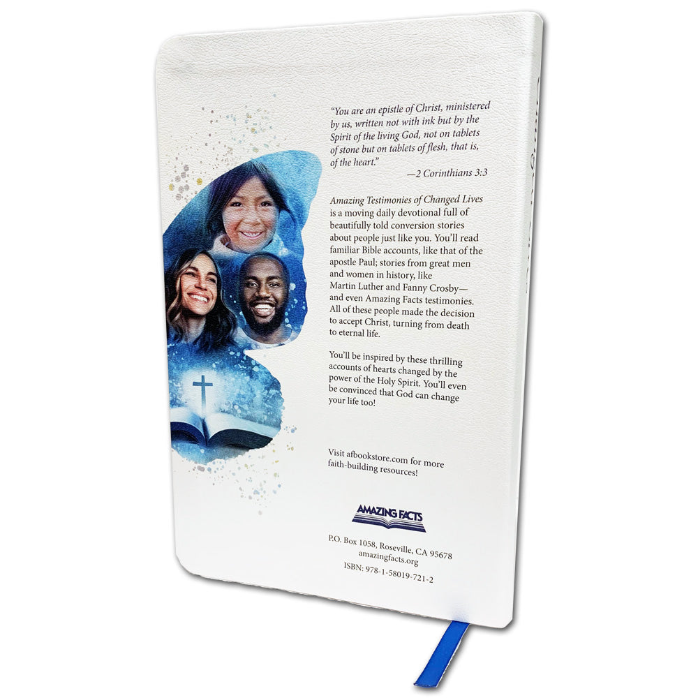 Amazing Testimonies of Changed Lives (Leathersoft): A Daily Devotional by Amazing Facts