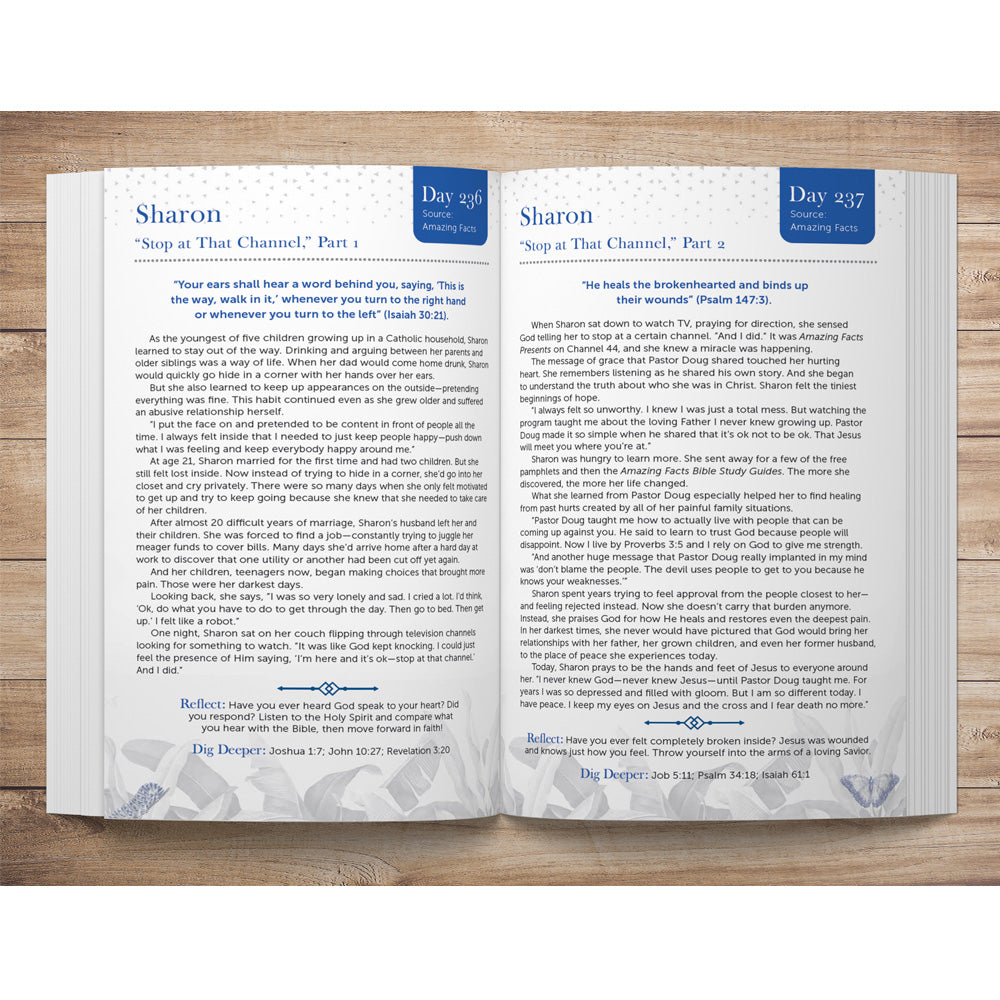 Amazing Testimonies of Changed Lives (Leathersoft): A Daily Devotional by Amazing Facts