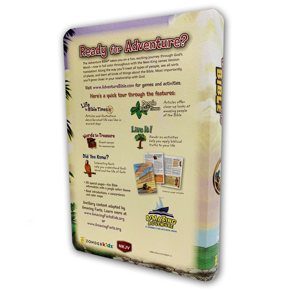 NKJV Adventure Bible for Kids (Softcover) by Amazing Facts