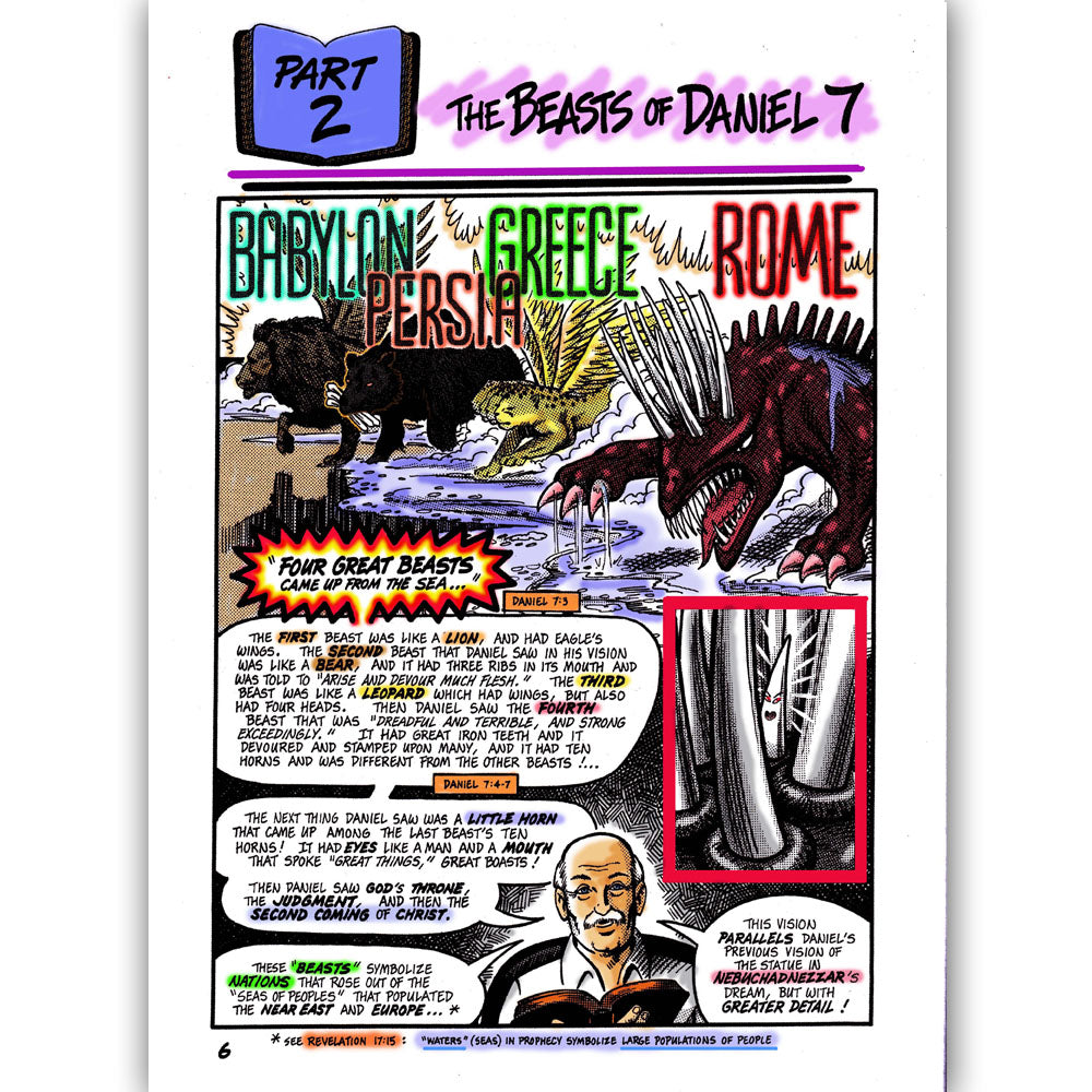 The Prophecies of Daniel and Revelation | Full-Color Edition! by Jim Pinkoski