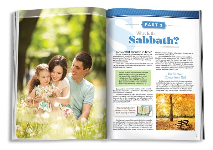 New Cover! Remembering the Sabbath: Finding the Missing Peace Magazine by Amazing Facts