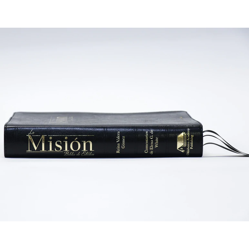 Biblia De Estudio con comentarios de Elena White (BLACK) by Oklahoma Academy Publications