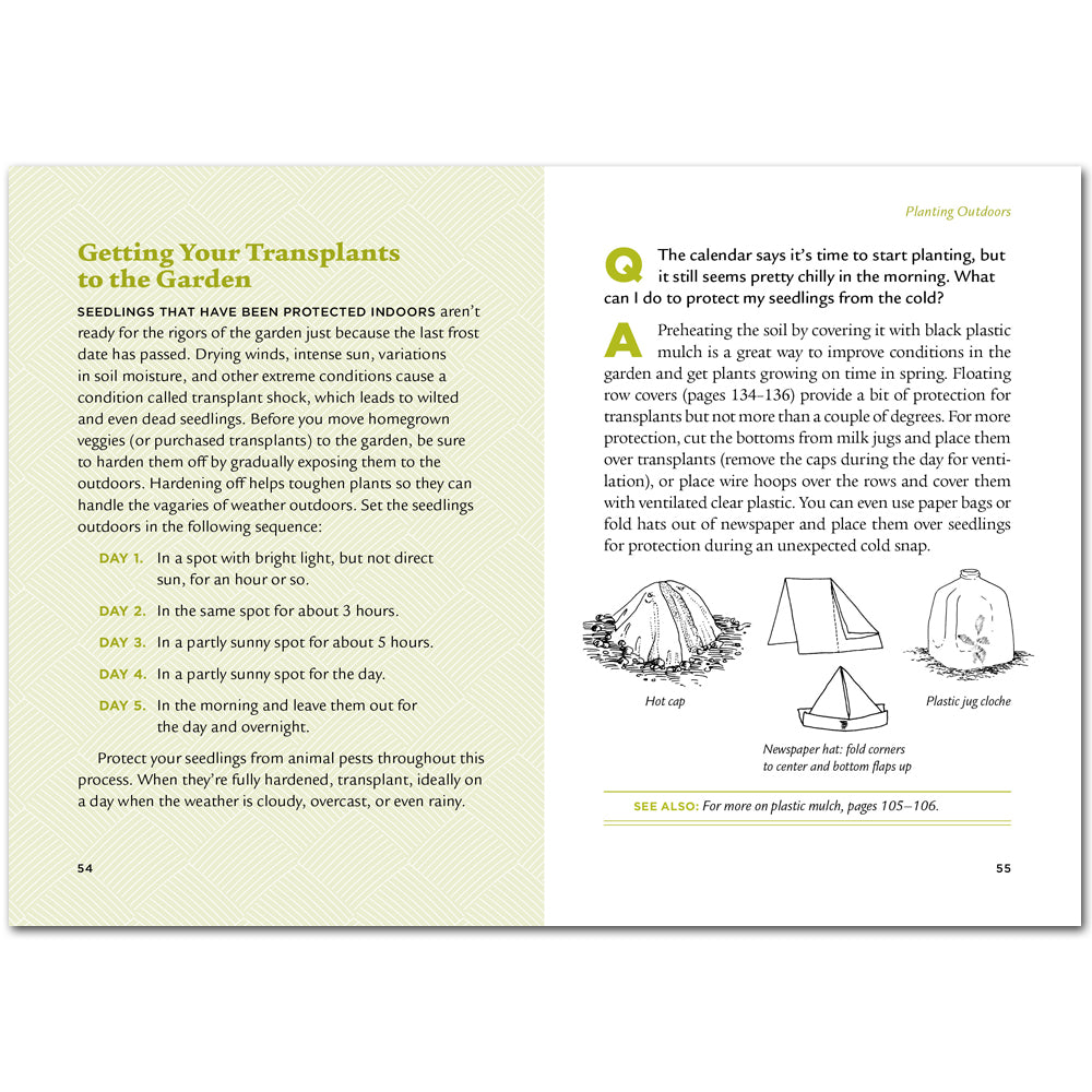 Clearance - The Veggie Gardener's Answer Book by Barbara Ellis