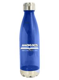 20 oz. Reusable Water Bottle with Stainless Steel Trim by Amazing Facts