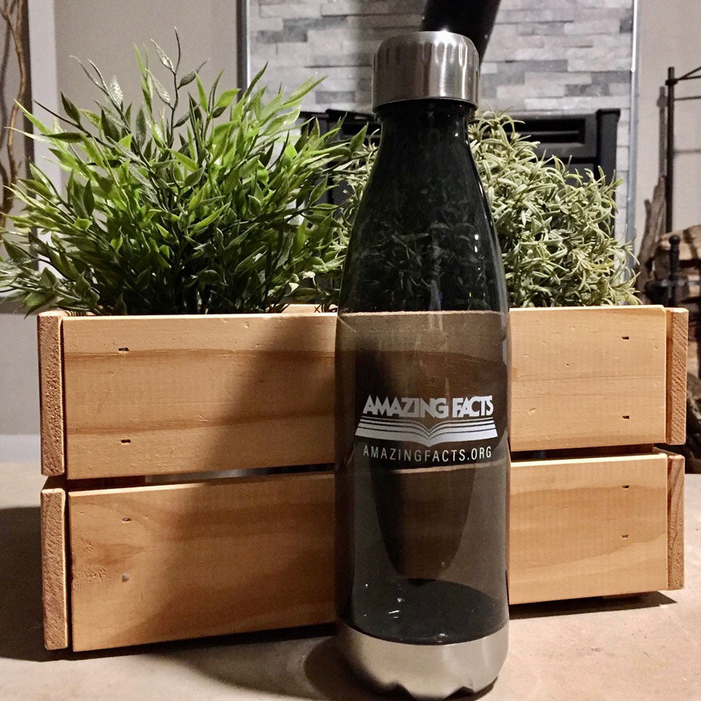 20 oz. Reusable Water Bottle with Stainless Steel Trim by Amazing Facts
