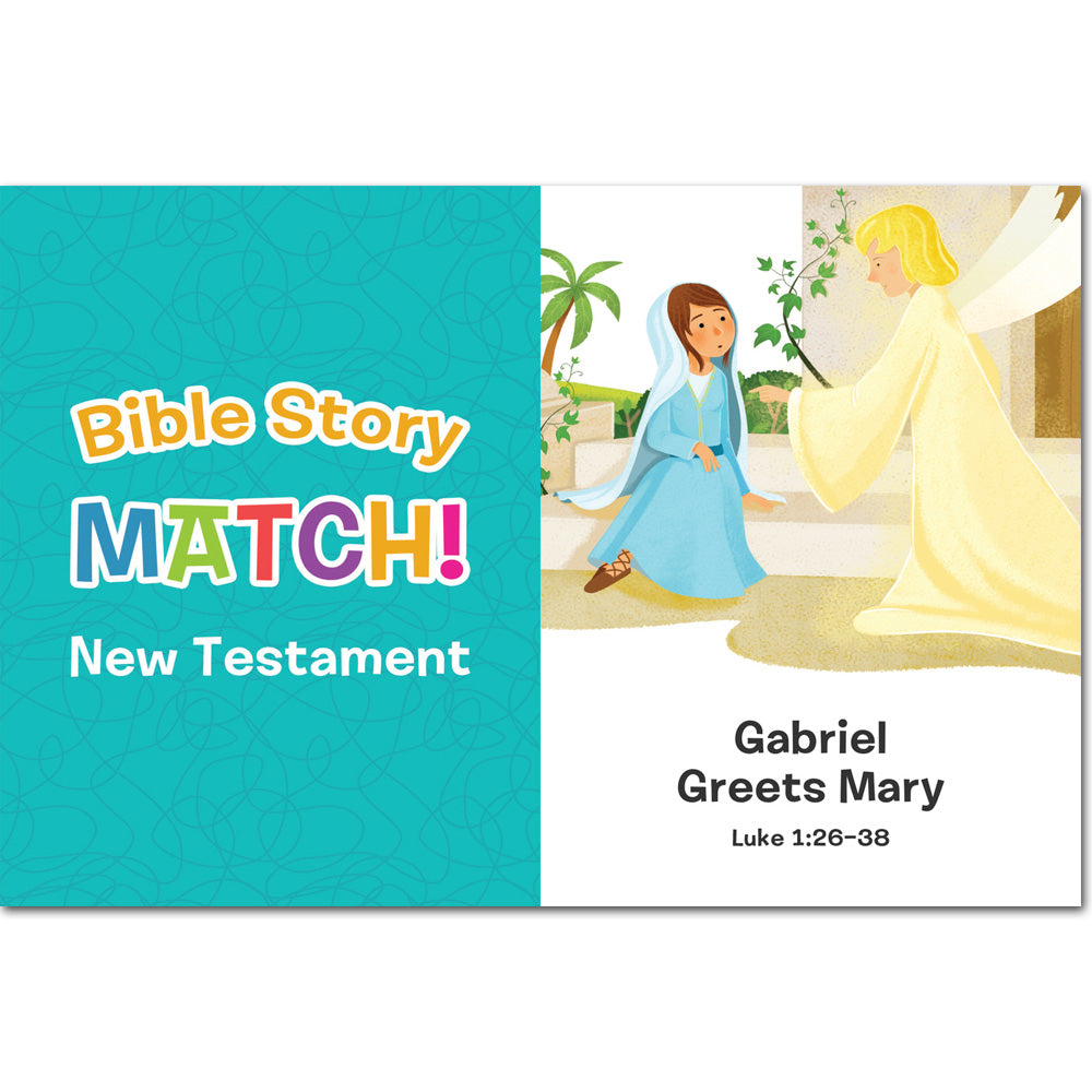 Bible Story Match: Classic Memory Game for Kids by Barbour Publishing