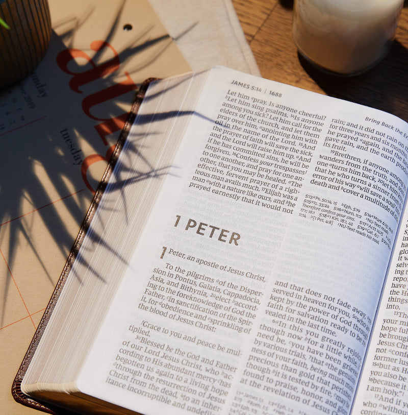 Clearance - NKJV Super Giant Print Reference Bible (Black Leatherflex) by Thomas Nelson