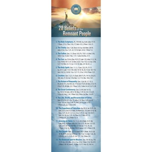 28 Fundamental Beliefs Bookmark (25/Pack) by Amazing Facts