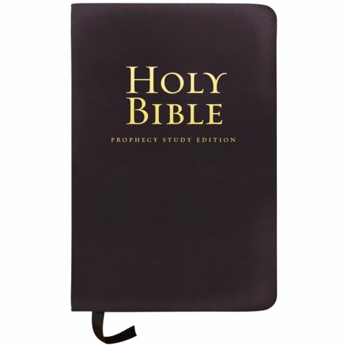 Black Premium Leather, Giant Print | NKJV Prophecy Study Bible