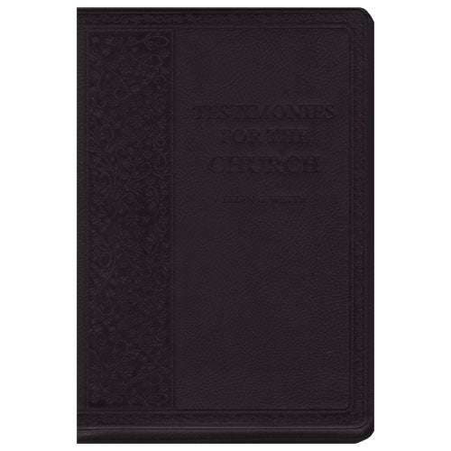 Testimonies For the Church (Black w/Zipper) Ellen White by Everlasting Gospel