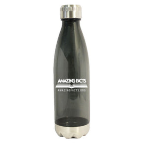 Reusable Water Bottle with Stainless Steel Trim by Amazing Facts