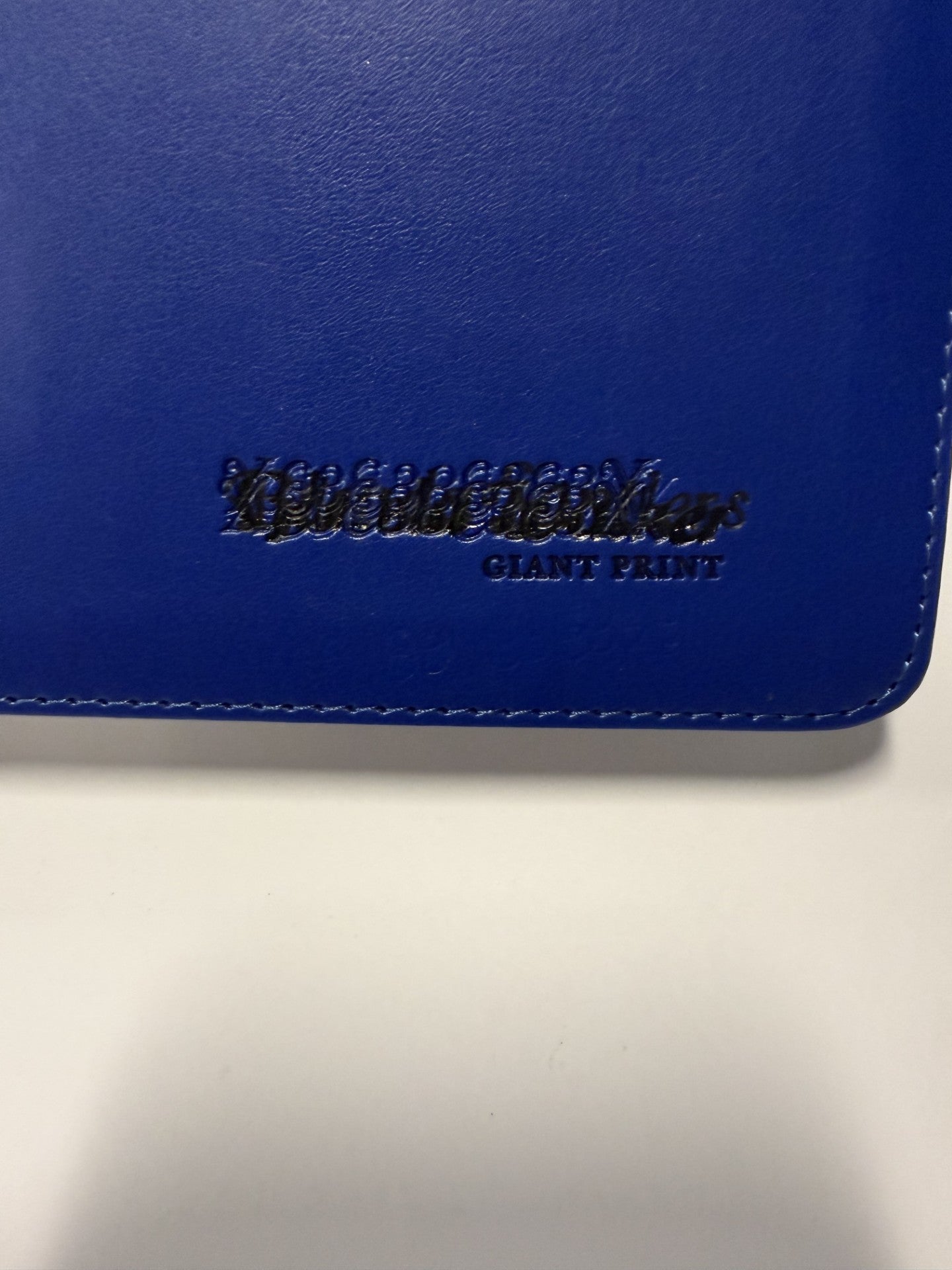 ONE-OF-A-KIND Blue Leathersoft, Giant Print | NKJV Prophecy Study Bible