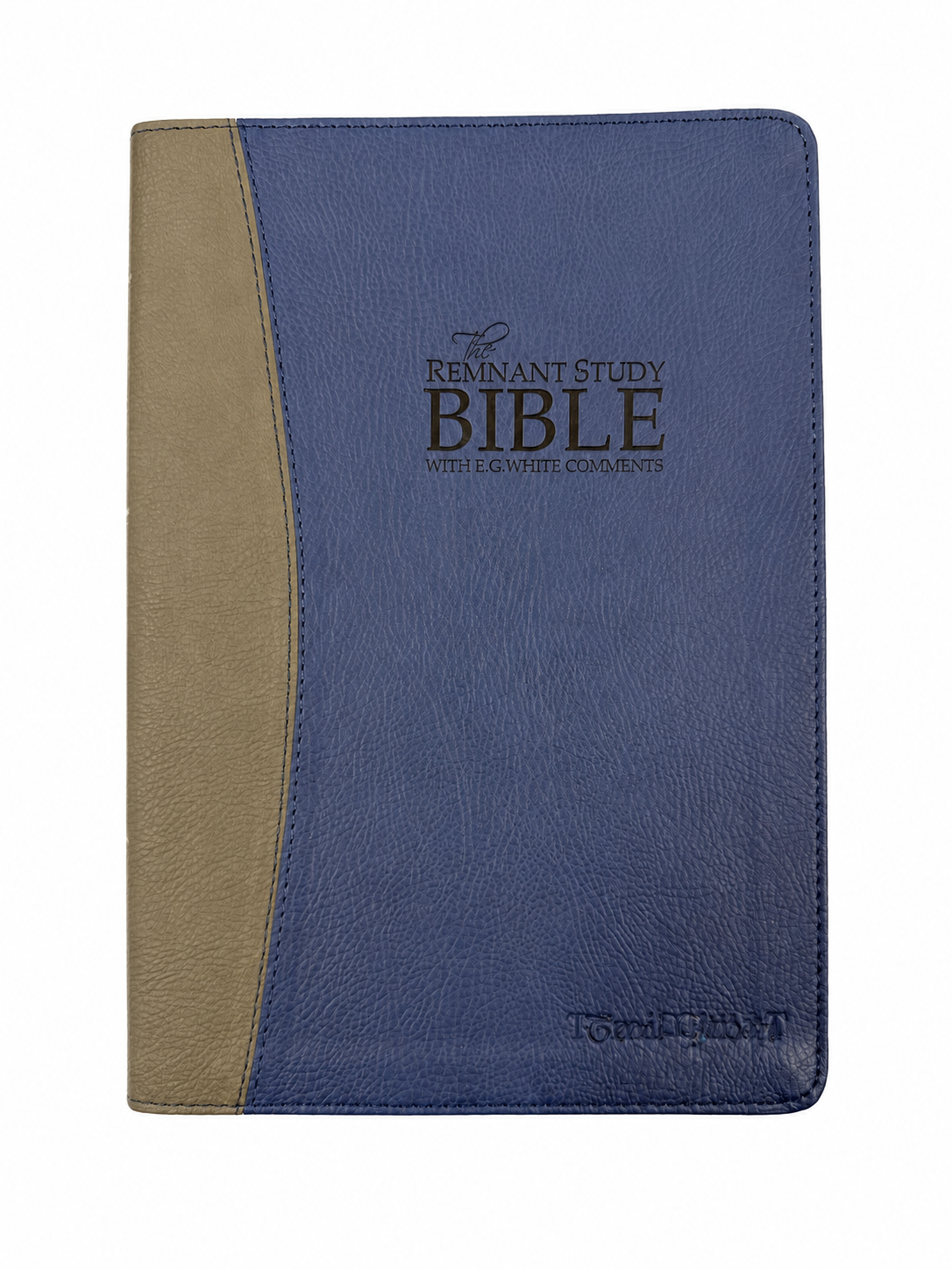 ONE-OF-A-KIND KJV Remnant Study Bible (Blue/Gray Leathersoft) by Remnant Publications