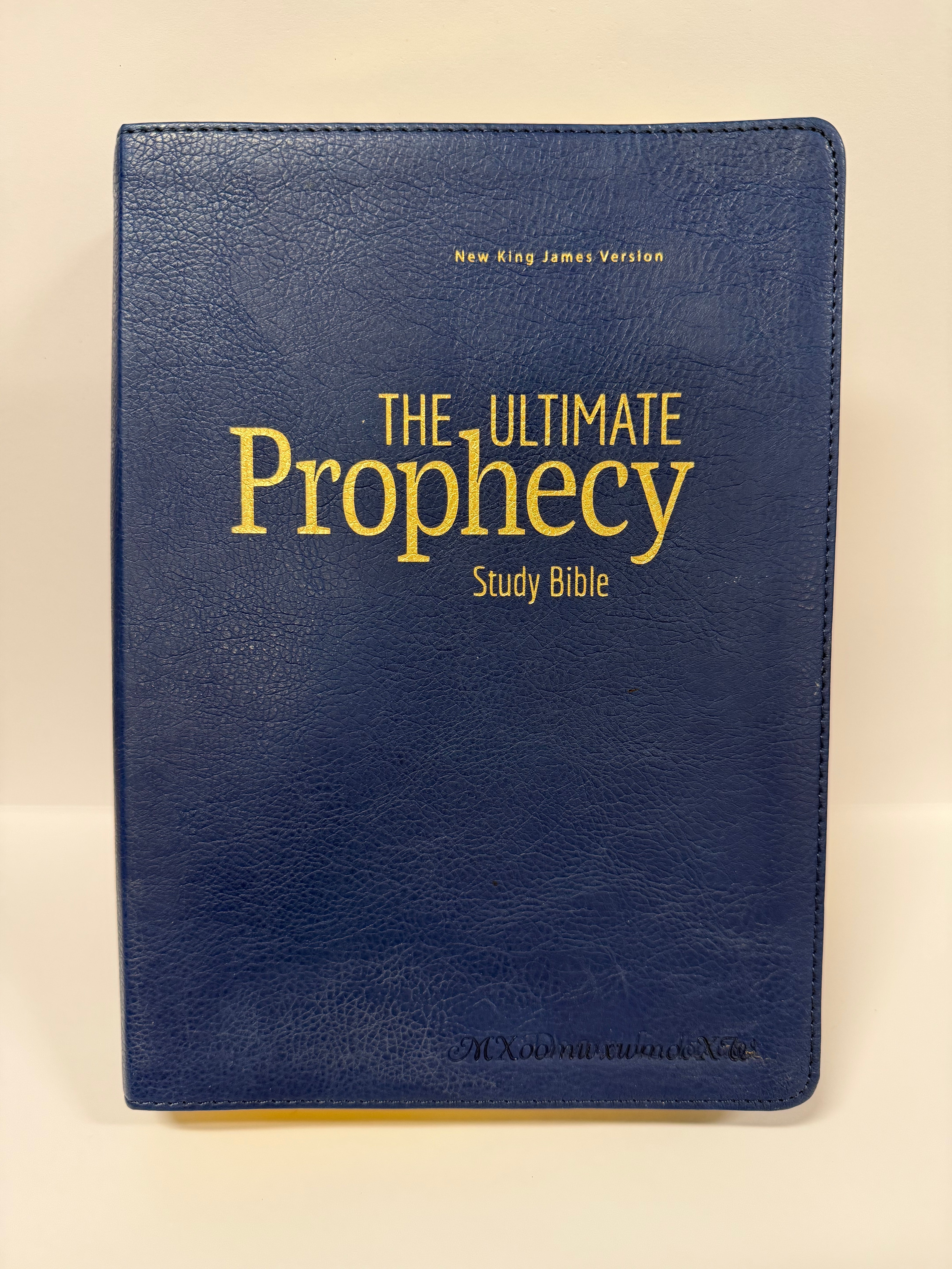 ONE-OF-A-KIND The Ultimate Prophecy Study Bible - Blue Leathersoft by Amazing Facts