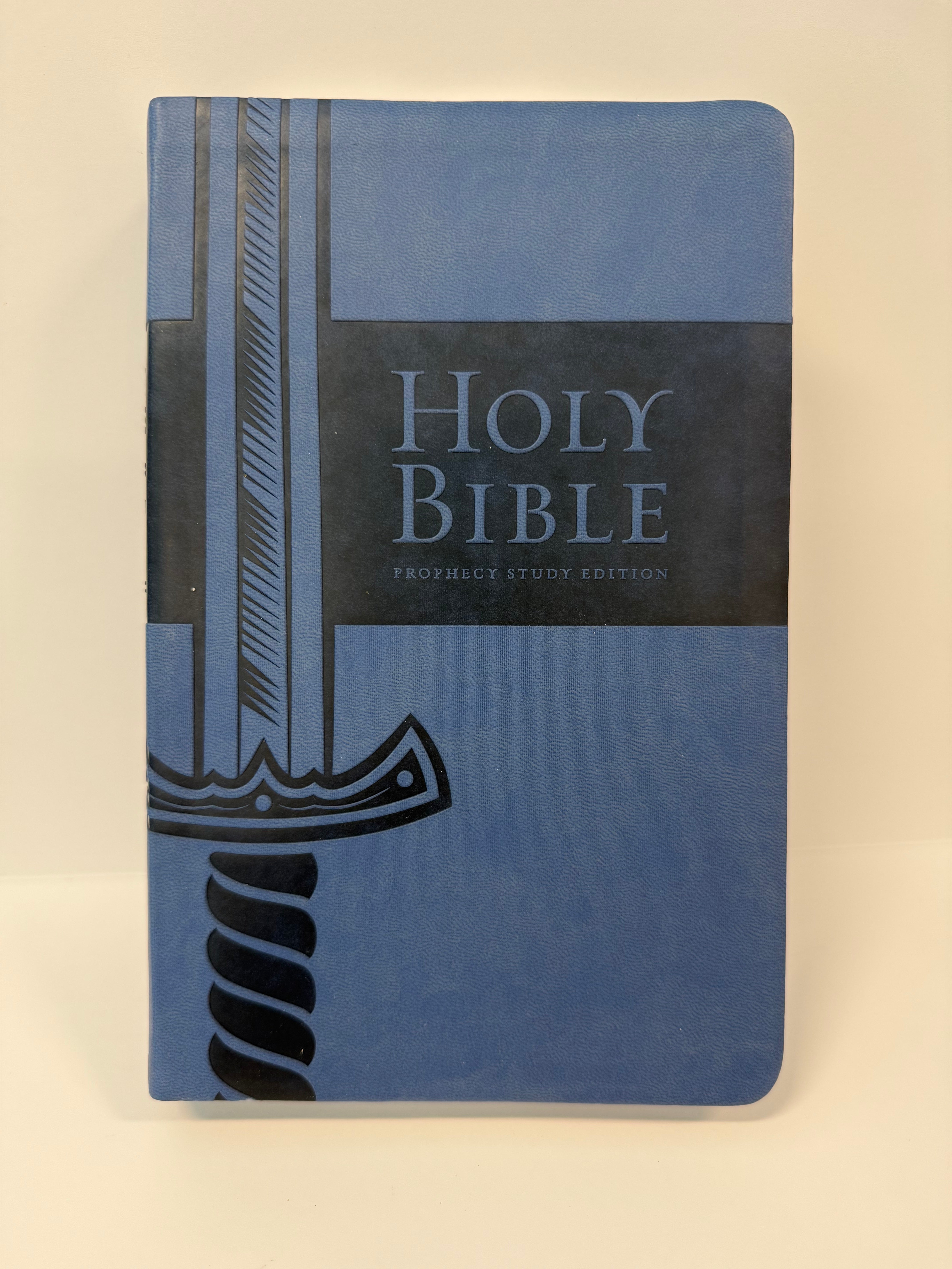 ONE-OF-A-KIND Navy Leathersoft | NKJV Prophecy Study Bible