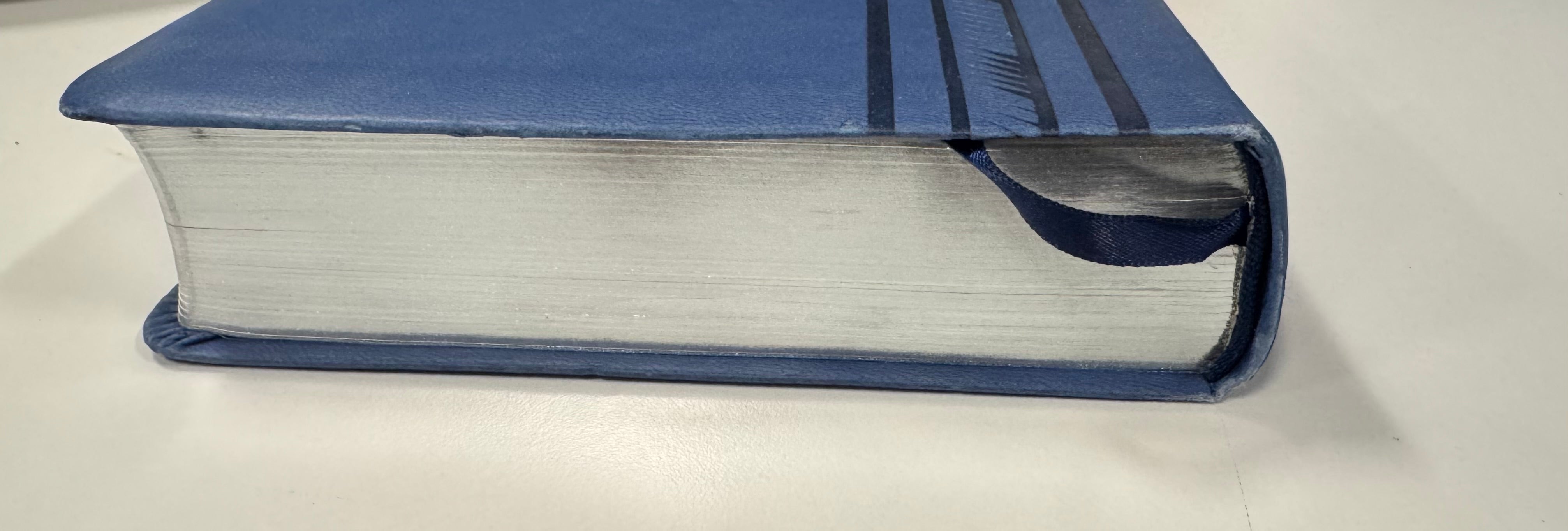 ONE-OF-A-KIND Navy Leathersoft | NKJV Prophecy Study Bible