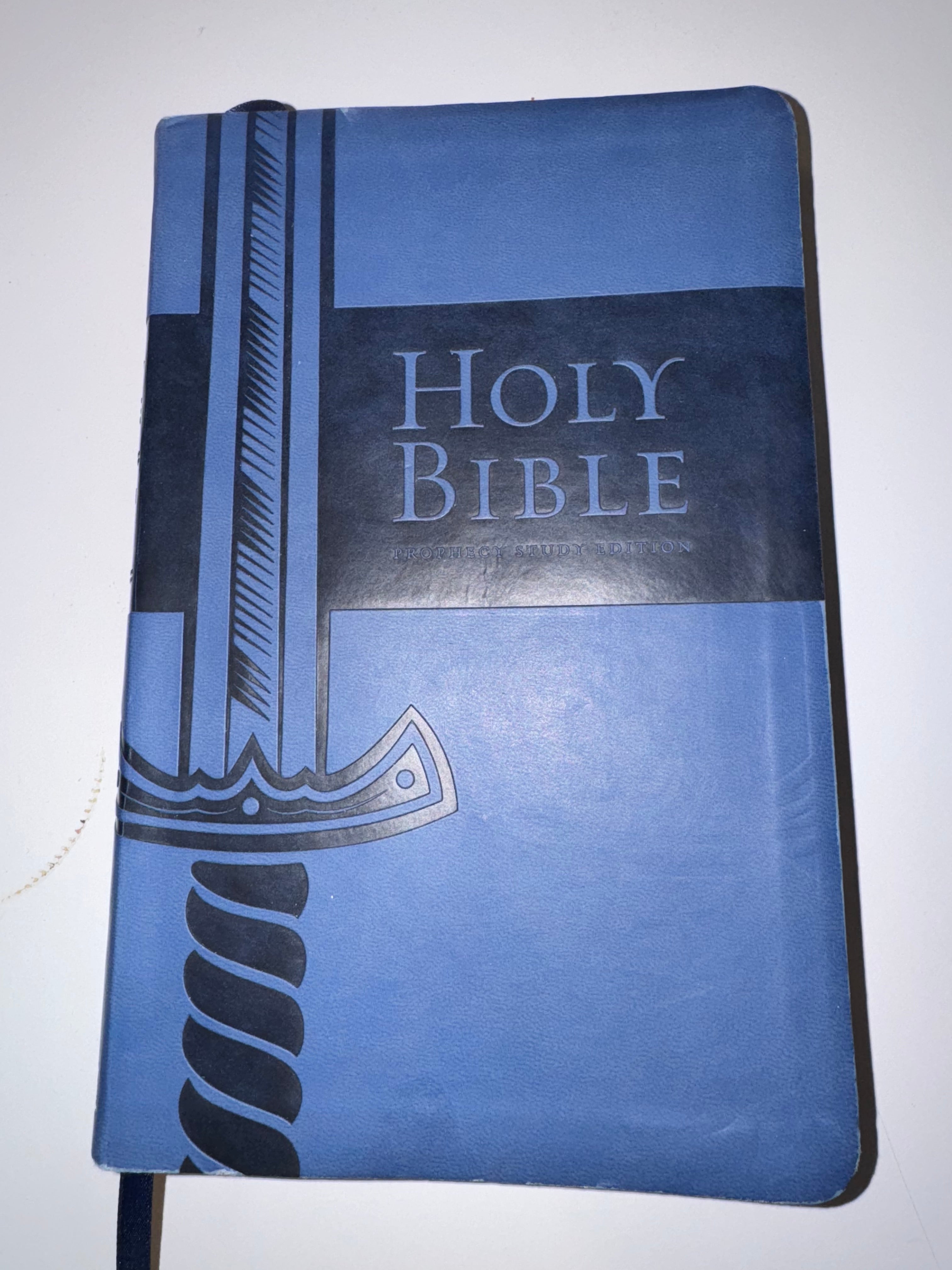 ONE-OF-A-KIND Navy Leathersoft | NKJV Prophecy Study Bible