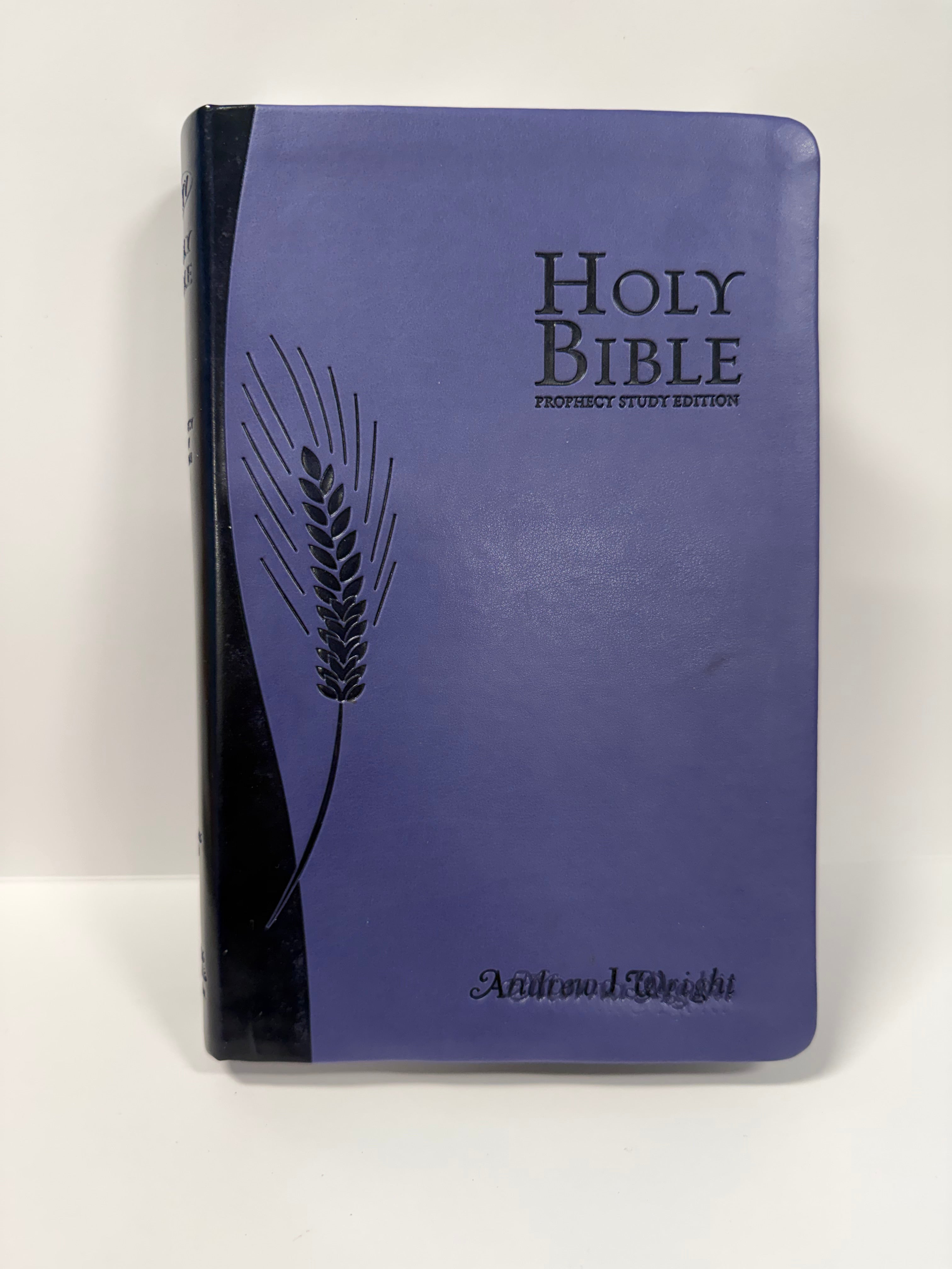 ONE-OF-A-KIND Lavender Leathersoft | NKJV Prophecy Study Bible