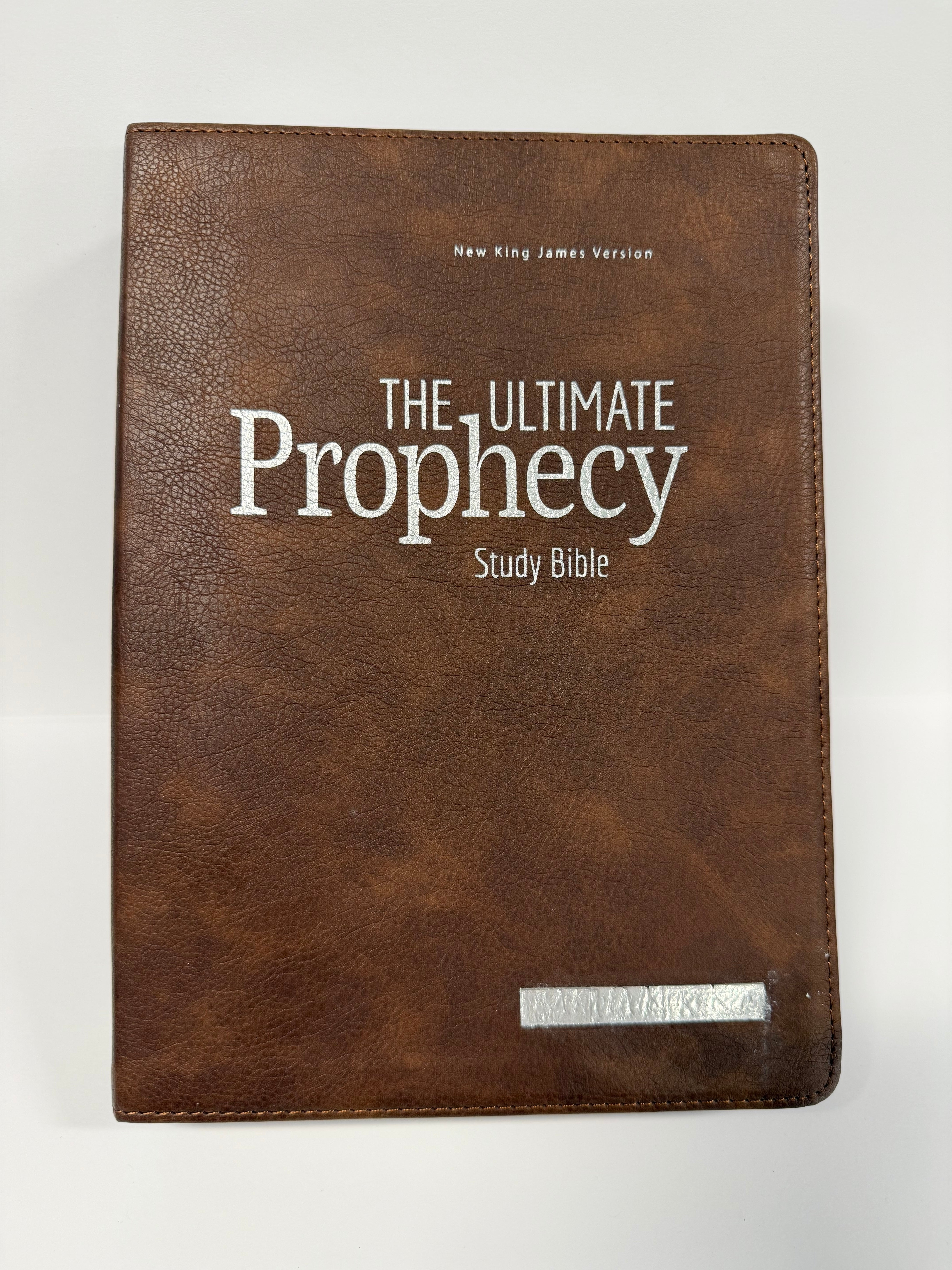 ONE-OF-A-KIND The Ultimate Prophecy Study Bible - Brown Leathersoft by Amazing Facts