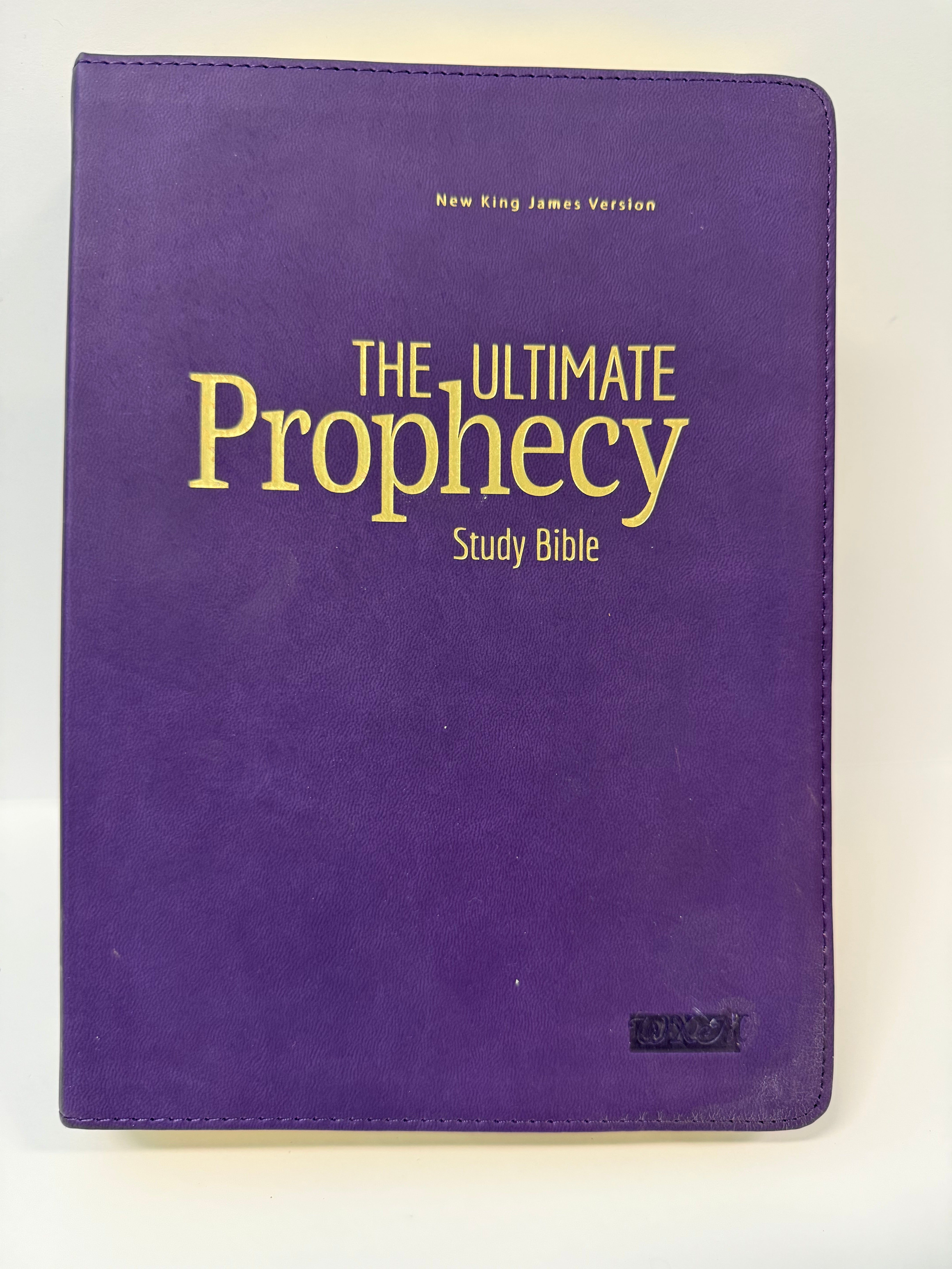 ONE-OF-A-KIND The Ultimate Prophecy Study Bible - Purple Leathersoft by Amazing Facts