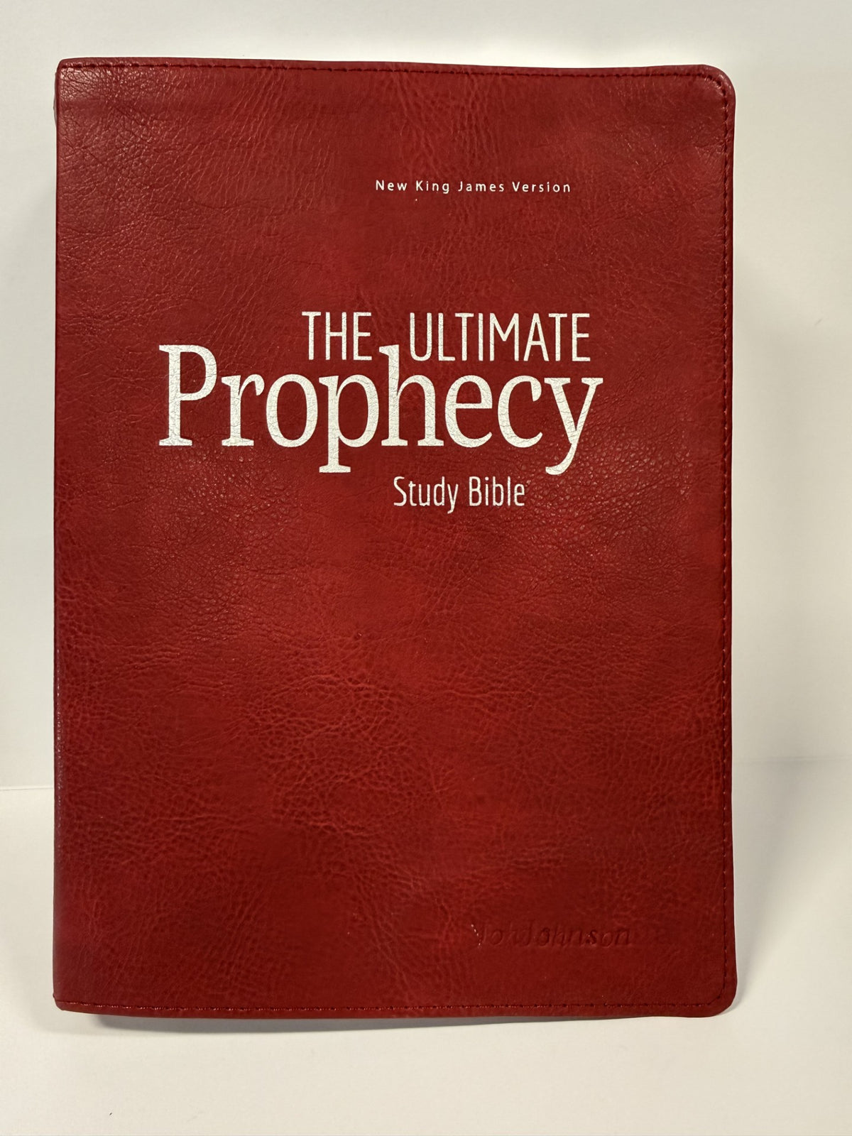 ONE-OF-A-KIND The Ultimate Prophecy Study Bible - Maroon Leathersoft by Amazing Facts