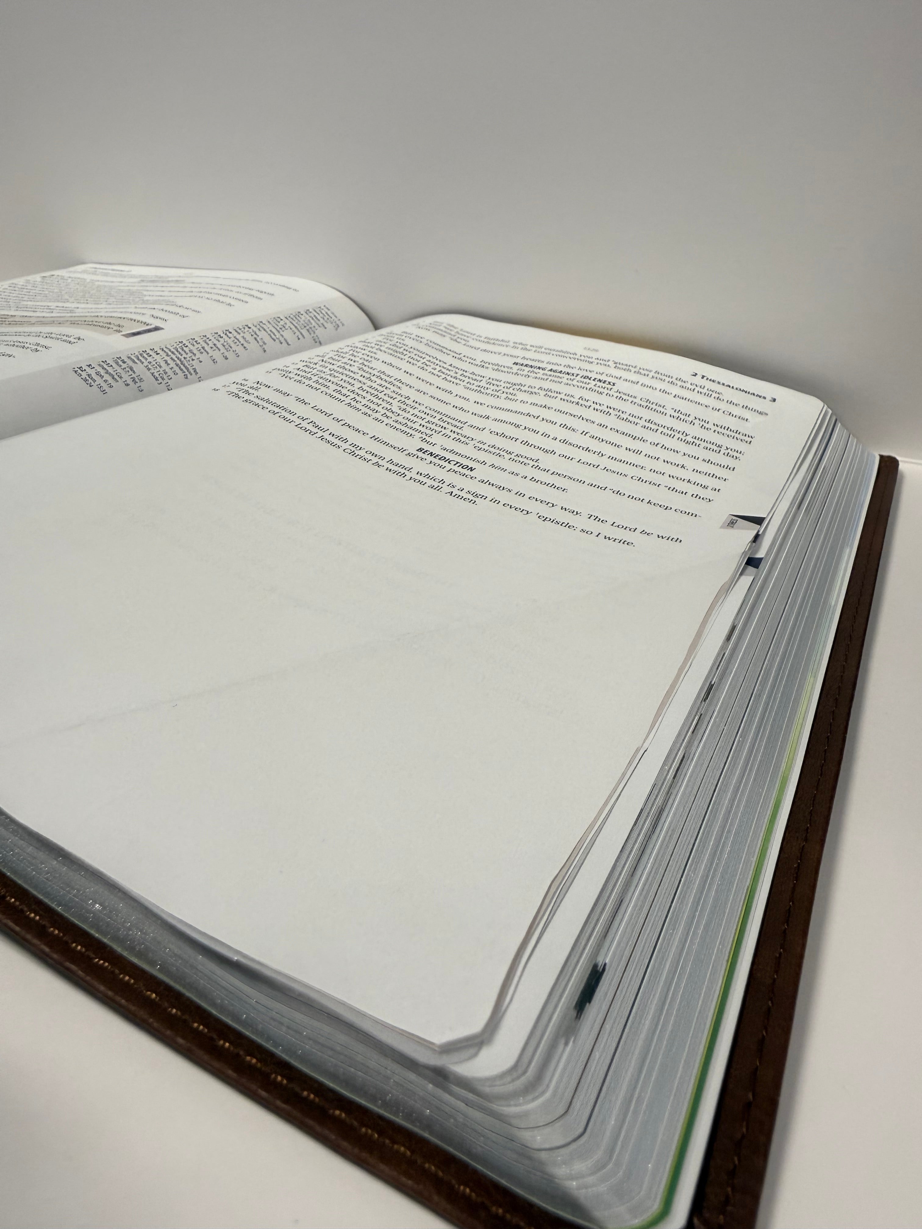 ONE-OF-A-KIND The Ultimate Prophecy Study Bible - Brown Leathersoft by Amazing Facts