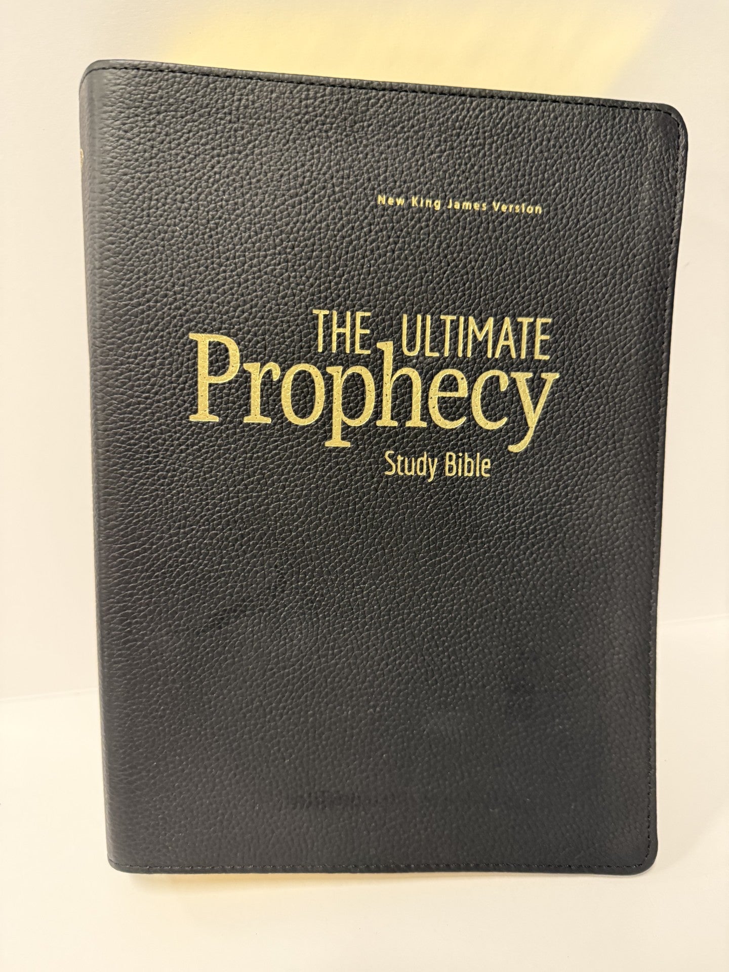 ONE-OF-A-KIND The Ultimate Prophecy Study Bible - Black Leather by Amazing Facts