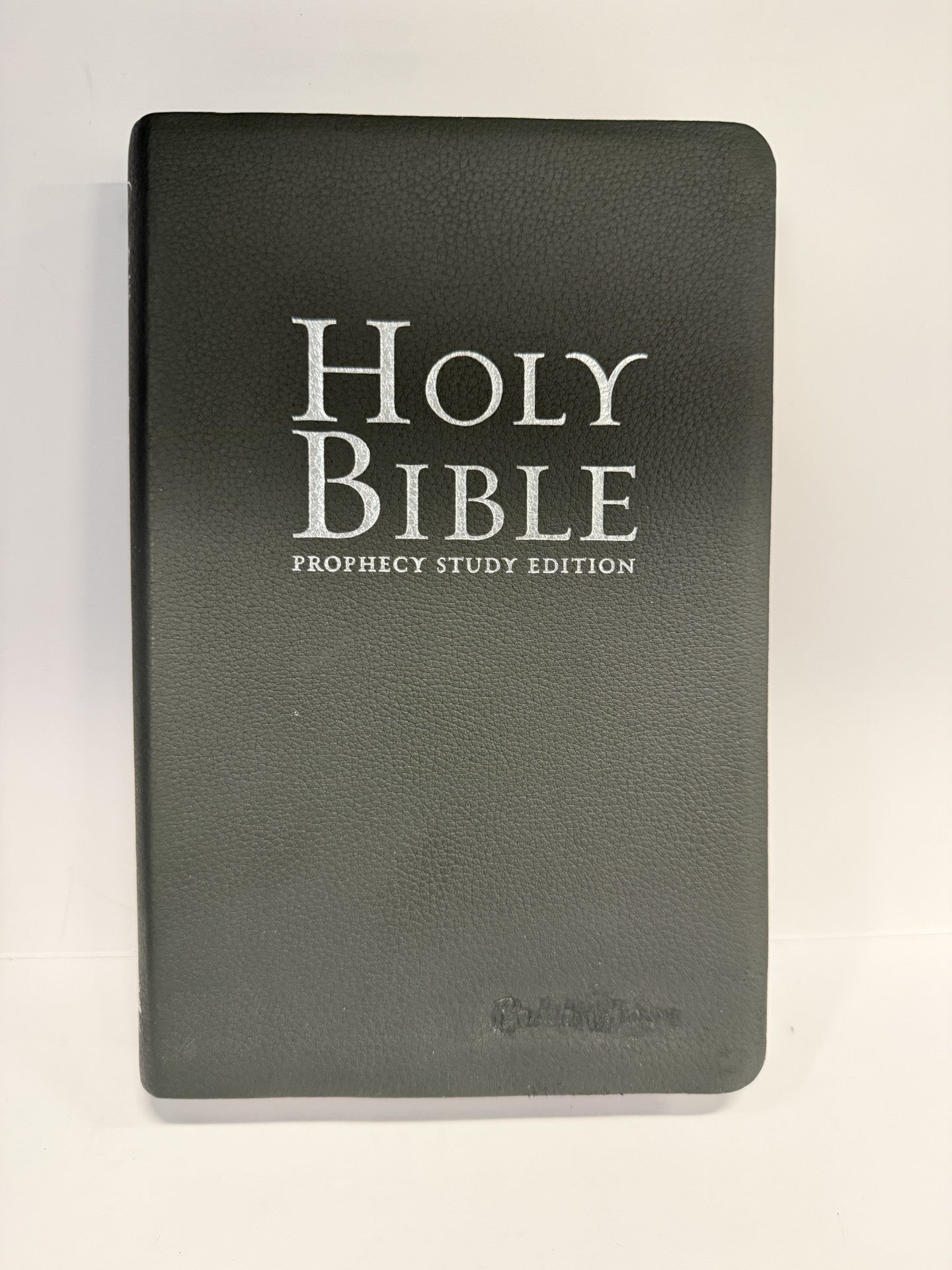 ONE-OF-A-KIND Gray Genuine Leather | NKJV Prophecy Study Bible