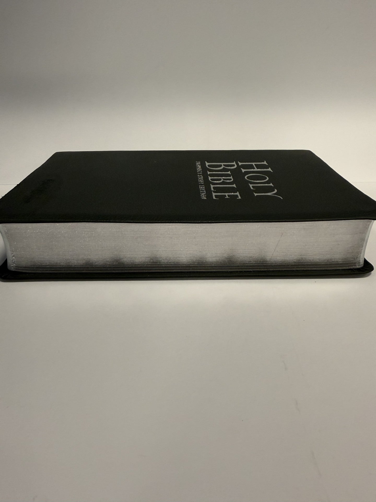 ONE-OF-A-KIND Gray Genuine Leather | NKJV Prophecy Study Bible