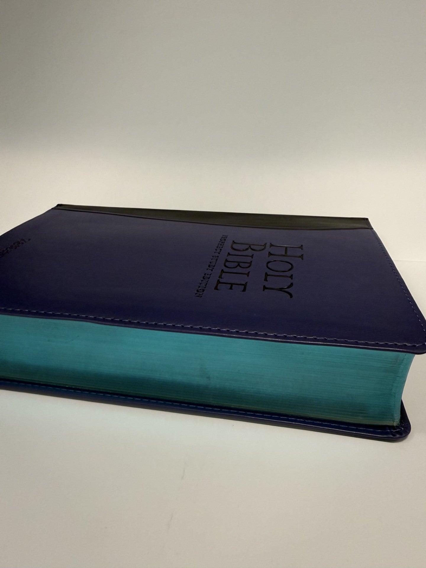 ONE-OF-A-KIND Purple Leathersoft, Giant Print | NKJV Prophecy Study Bible