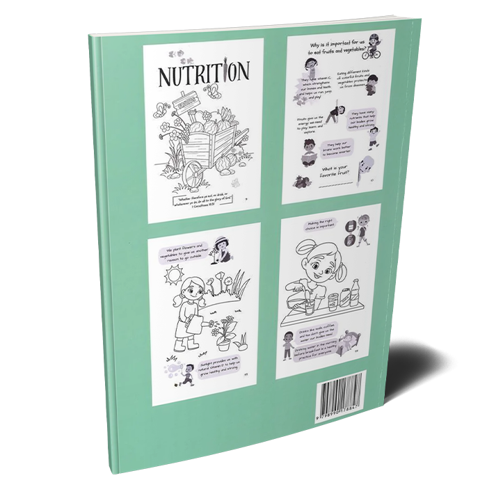 The 8 Laws of Health Coloring and Activity Book for Children by Terase Wallace, RN