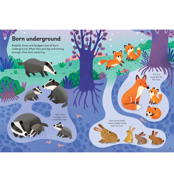 Little First Stickers Baby Animals