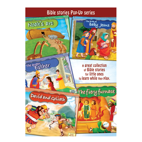 Bible Stories Pop-Up Book Series | 5-Volume Set by Safeliz Publishing