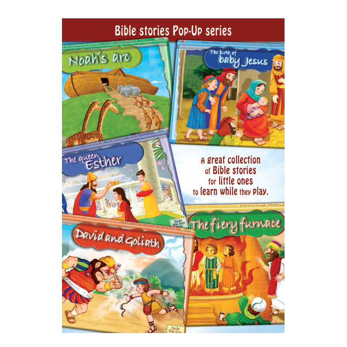 David and Goliath, Bible Stories Pop-Up Book by Safeliz Publishing