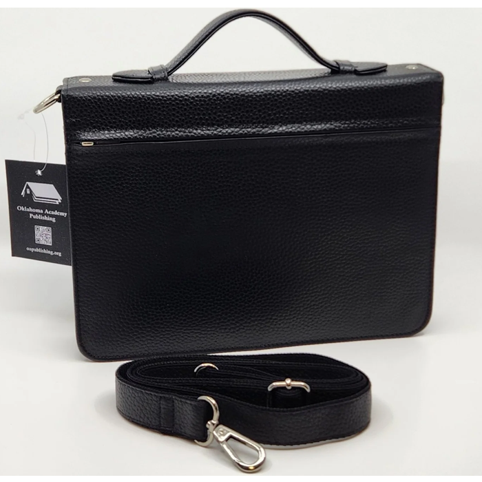 Large - Bible Case in Black Leather