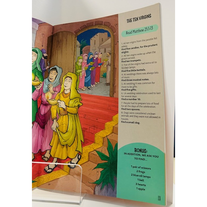 Find Me If You Can! Jesus Parables- Search Activity Book by Safeliz