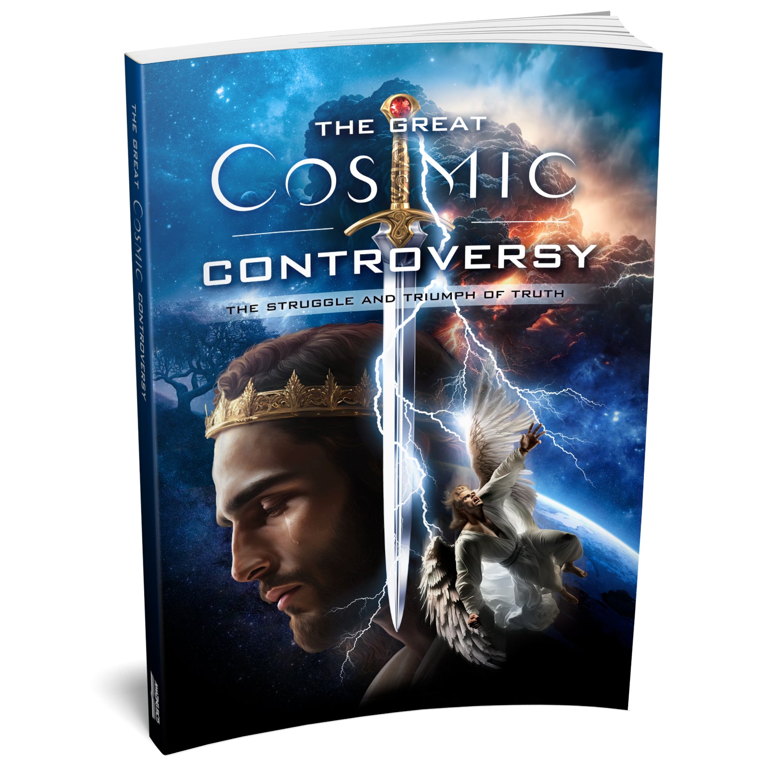 The Great Cosmic Controversy Illustrated Large Print by Amazing Facts