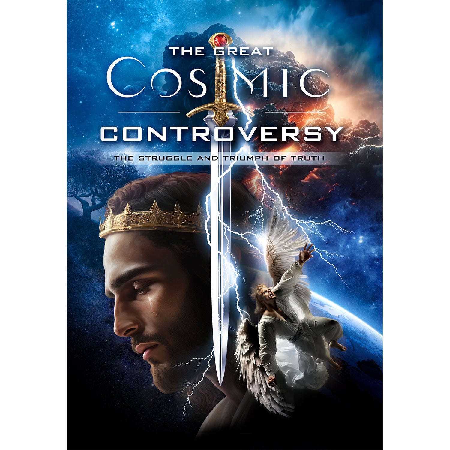 The Great Cosmic Controversy Illustrated Large Print by Amazing Facts
