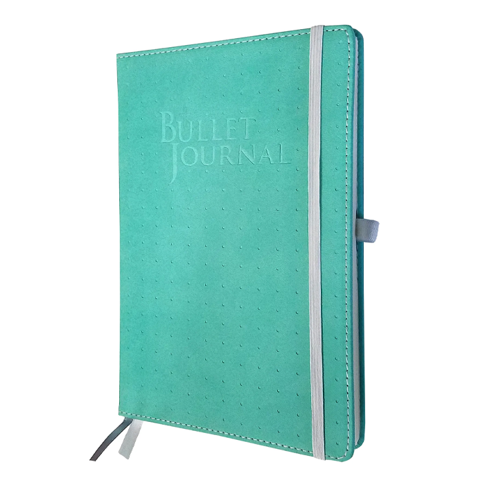 Leather Bible Study Journal in Turquoise
