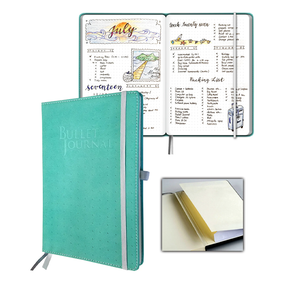 Leather Bible Study Journal in Turquoise