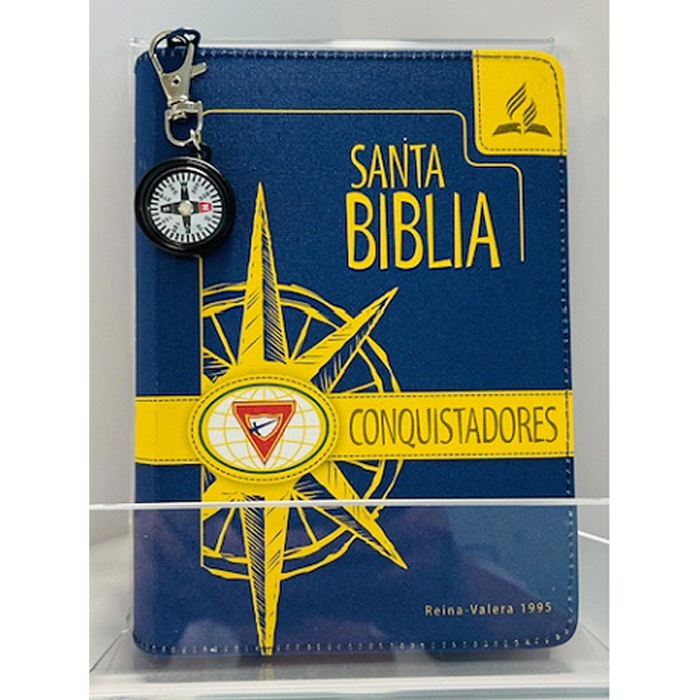 Pathfinder Santa Biblia - Azul (Español) with zipper by Safeliz
