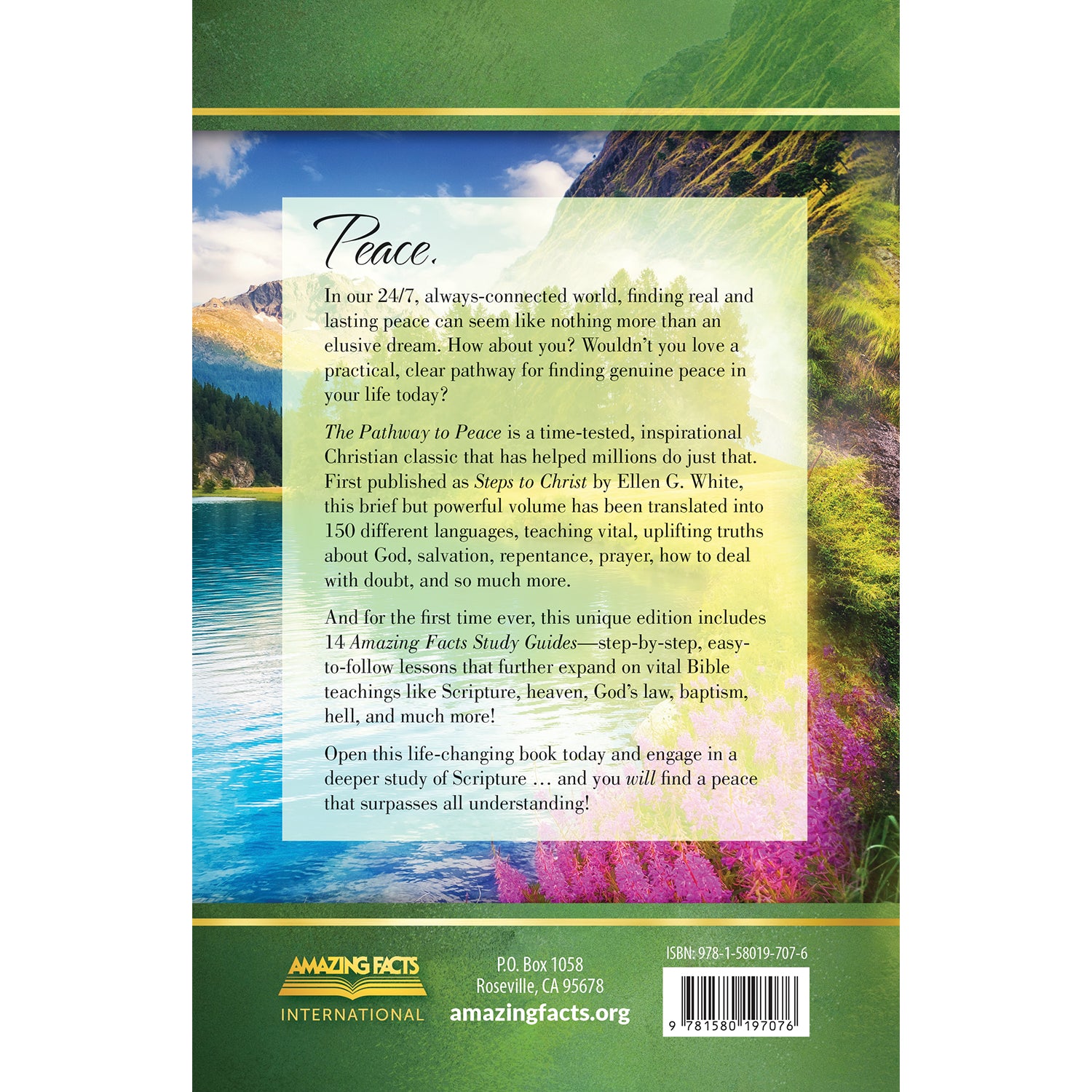 Clearance The Pathway to Peace: Walking Daily with Jesus (Includes 14 Amazing Facts Bible Studies!)