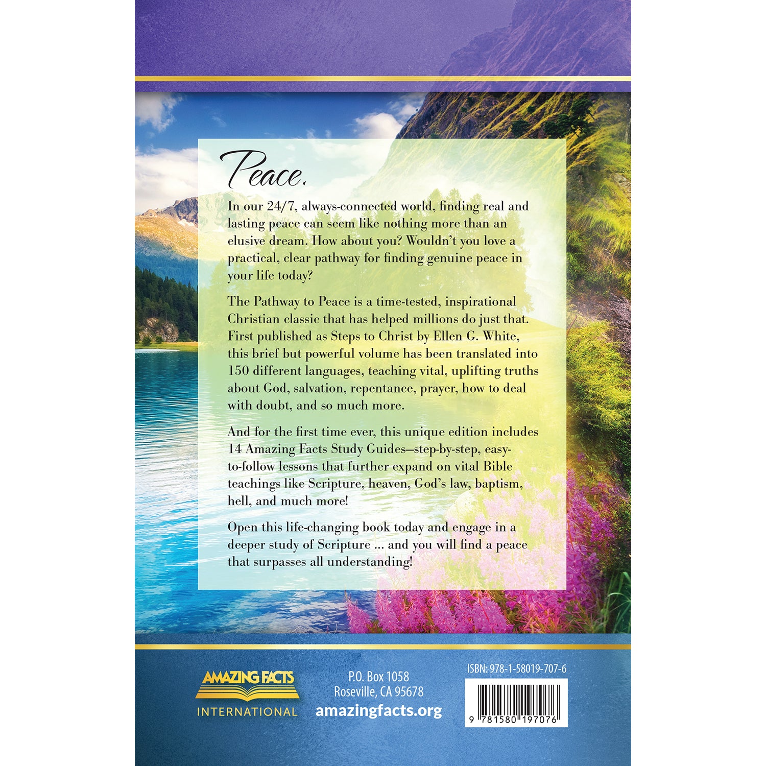 New Cover! The Pathway to Peace: Walking Daily with Jesus (Includes 14 Amazing Facts Bible Studies!)