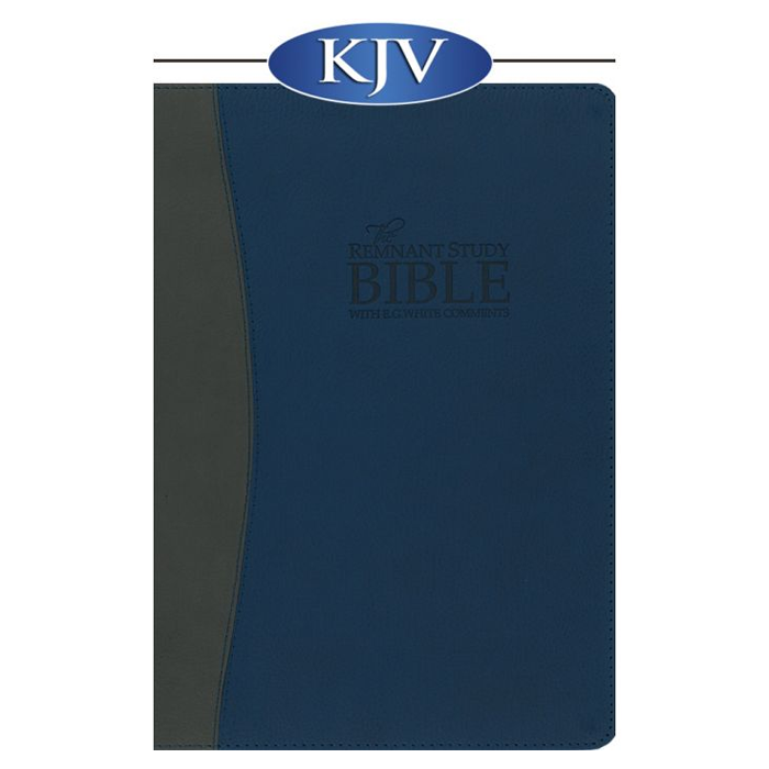 KJV Remnant Study Bible (Blue/Gray Leathersoft) by Remnant Publications