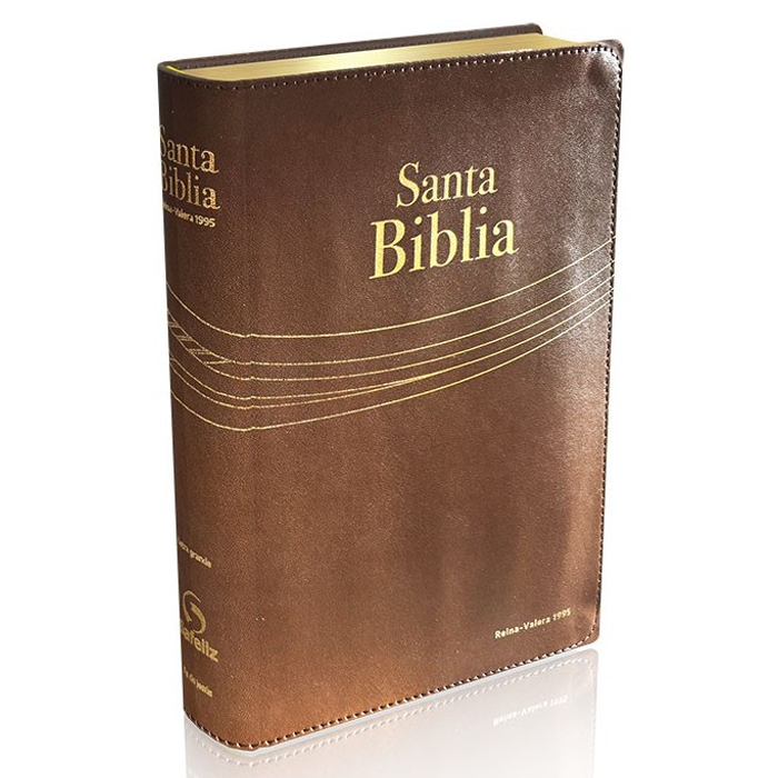 Santa Biblia Reina Velara 1995 Big Letter (Brown Leathersoft)